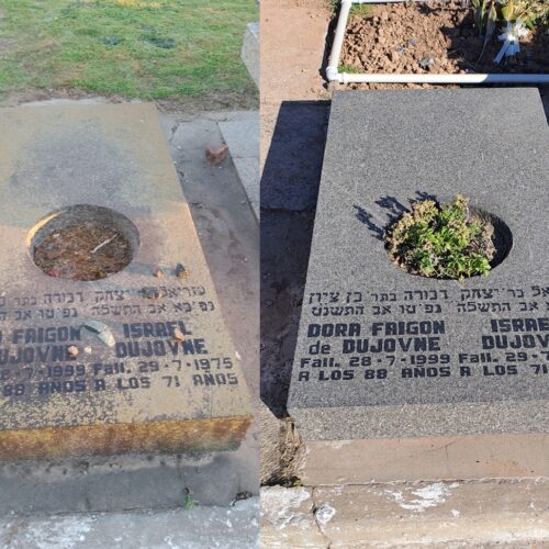 limpieza con ácido 2 Special grave cleaning with acid